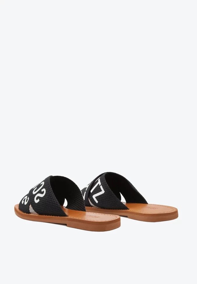 Rasteira Schutz De X Preto Preto 2