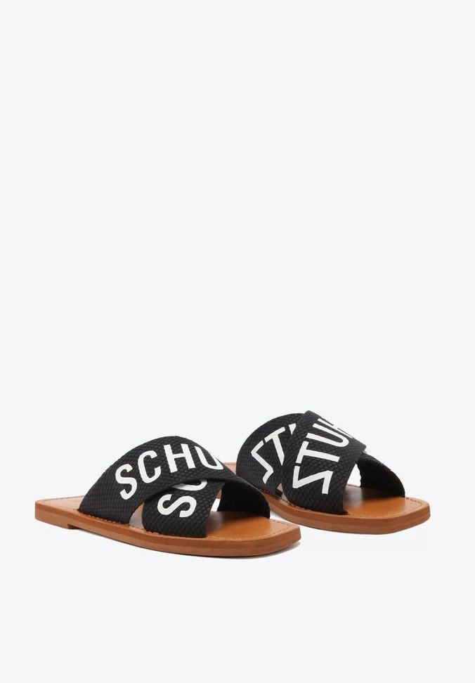 Rasteira Schutz De X Preto Preto 3