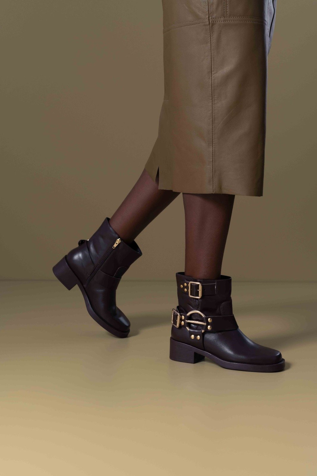 Bota Luiza Barcelos Marrom Marrom 2