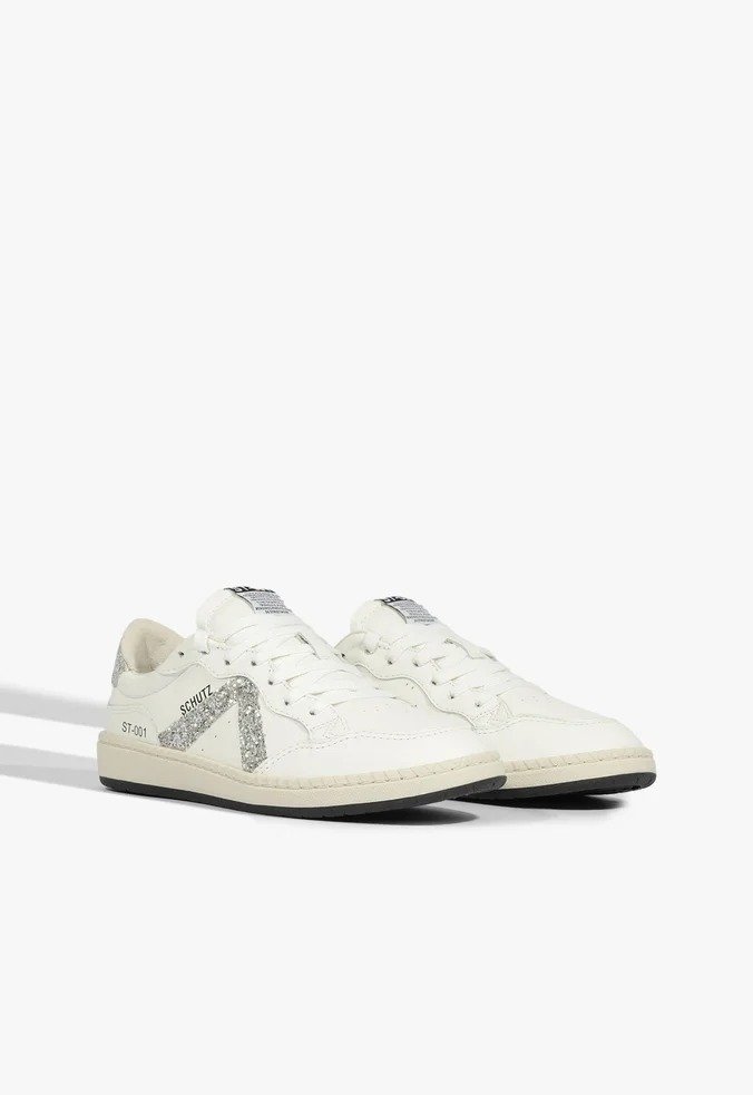 Tênis Schutz ST 001 Brilho Branco Branco 3