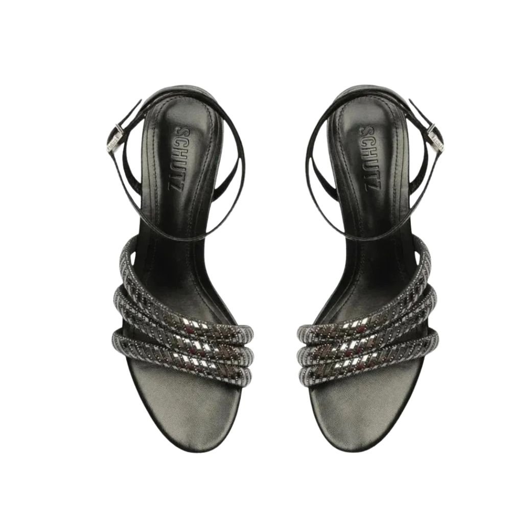 Sandália Schutz Preto Preto 2