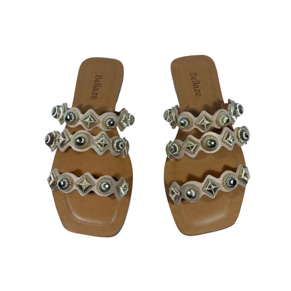 Rasteira Belazze  Nude Bege 2