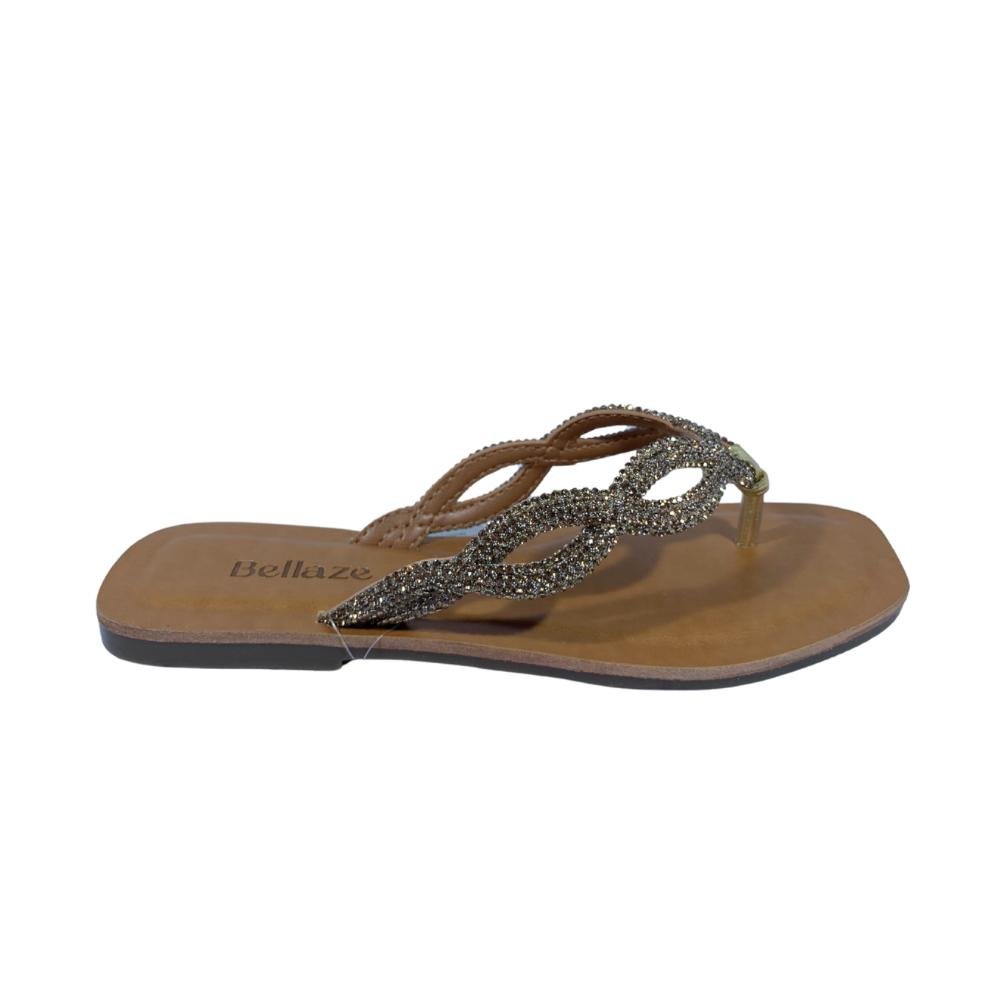 Rasteira Belazze Dourado