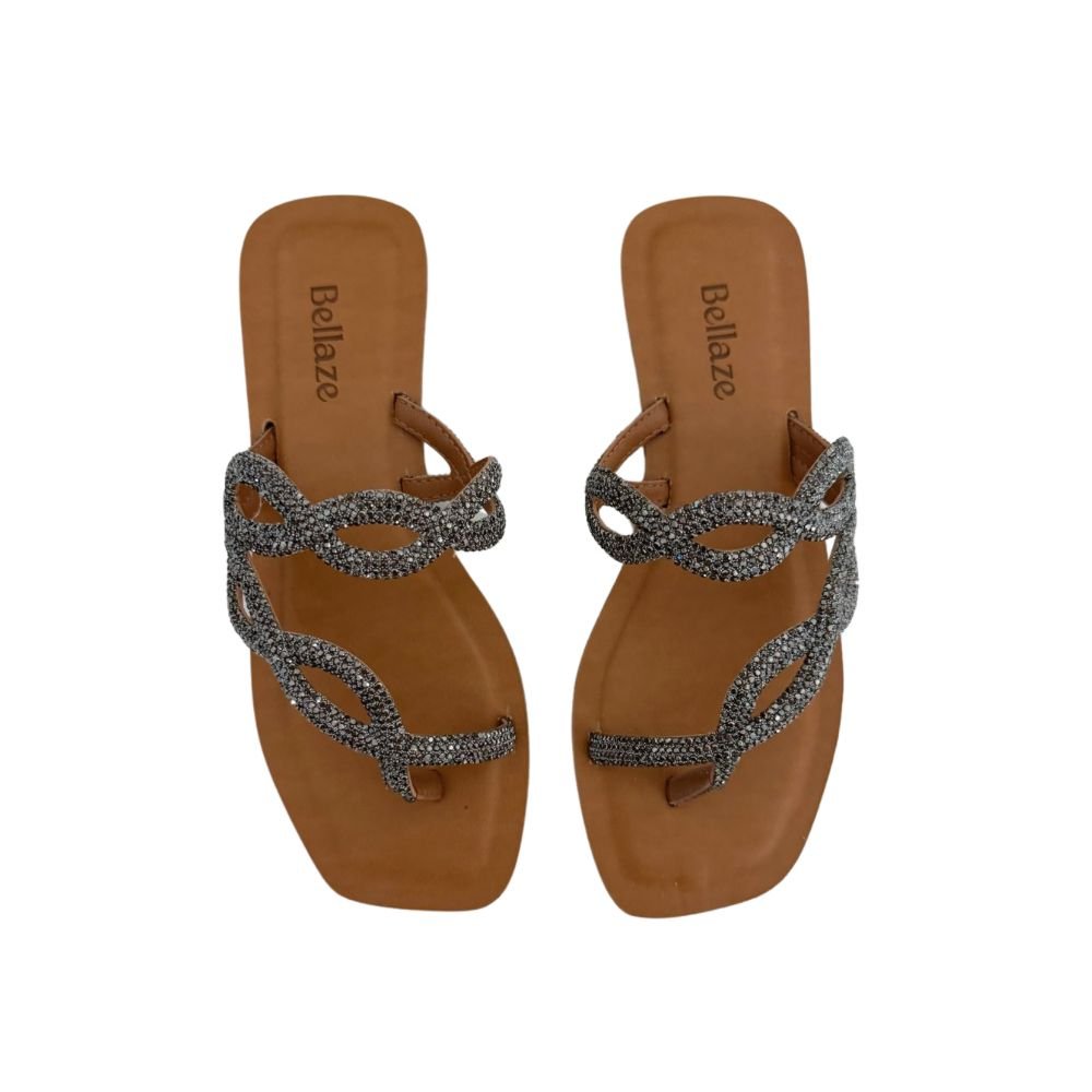 Rasteira Belazze Prata Prata 2