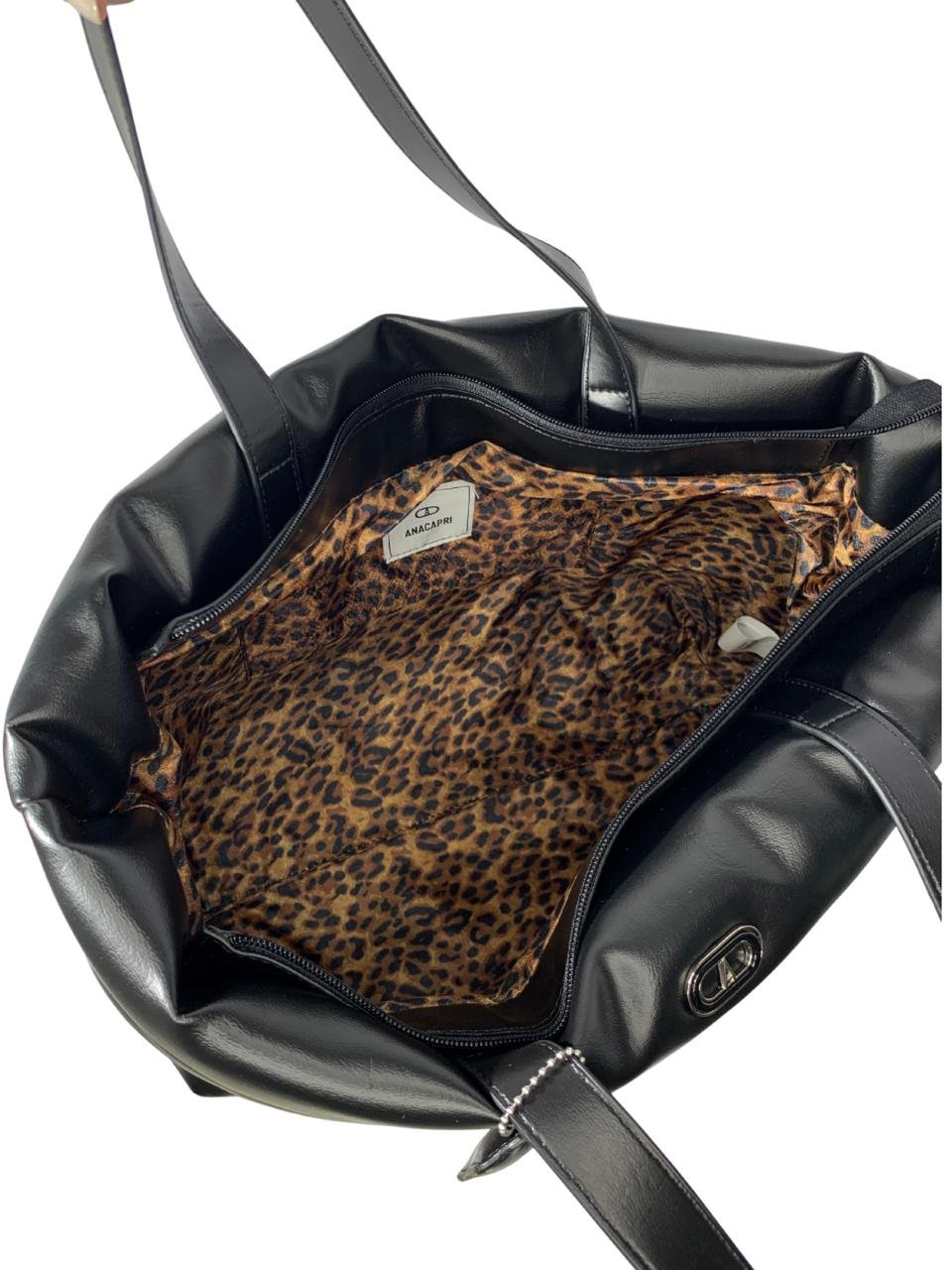 Bolsa Anacapri Grande Preto Preto 3
