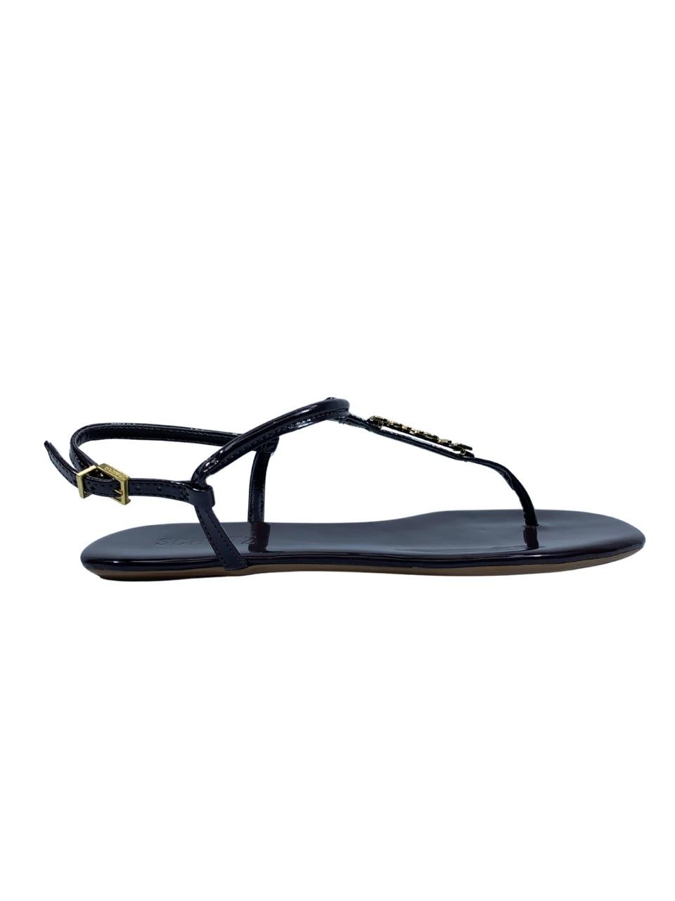 Sandália Rasteira Schutz Marrom