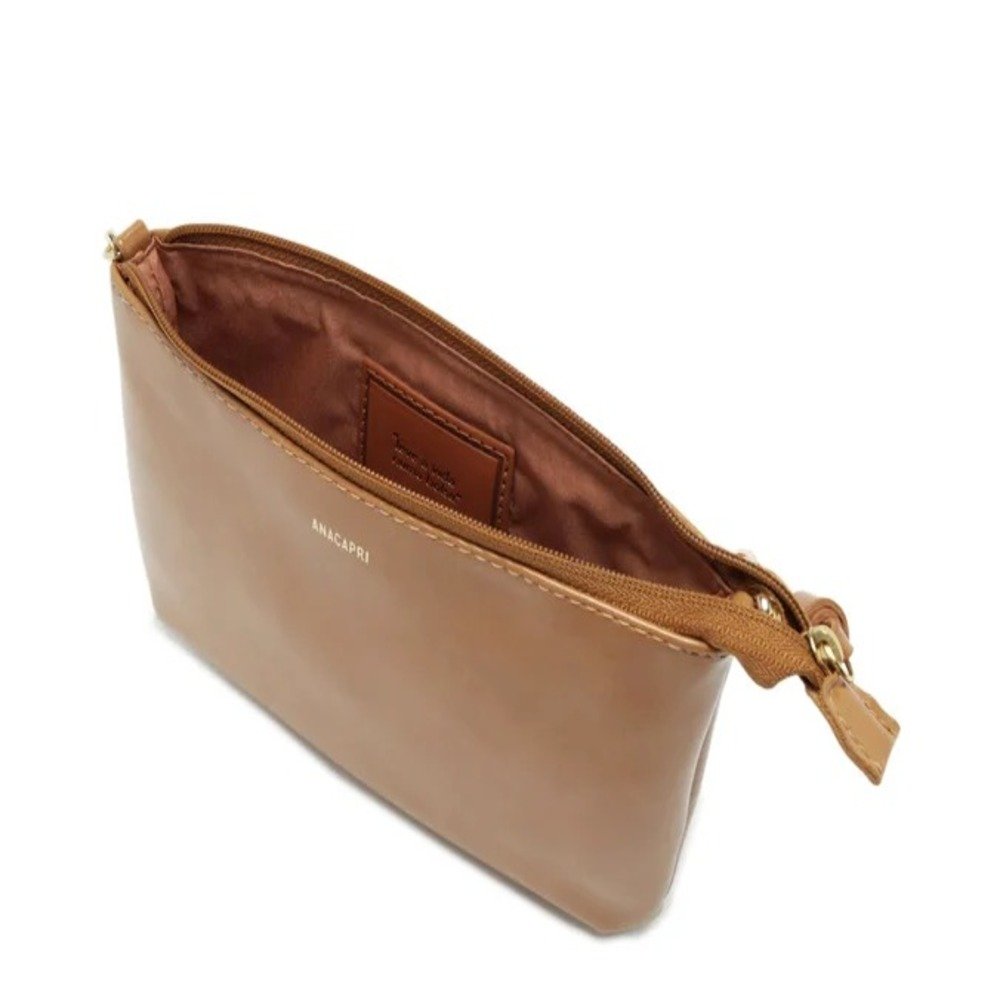 Bolsa Anacapri Tiracolo Média Tassel Camel Marrom 2