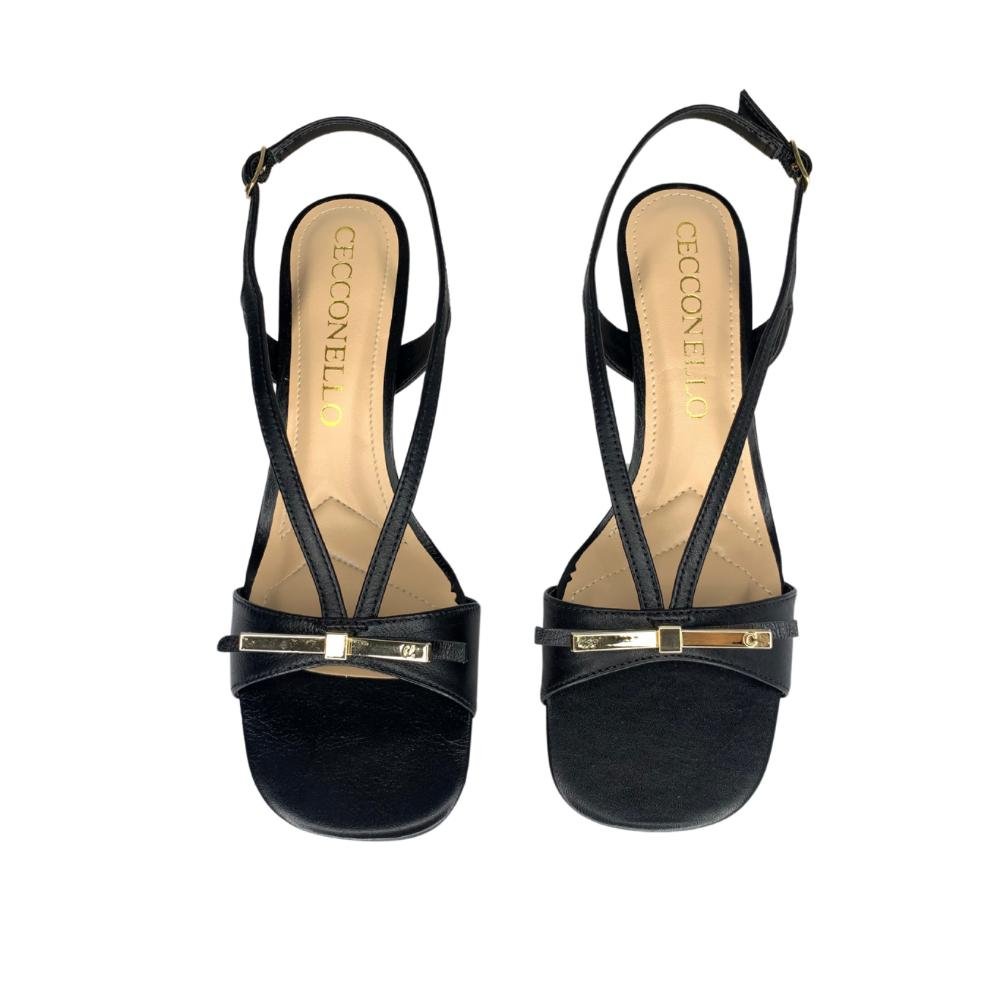 Sandália Cecconello Preto Preto 2