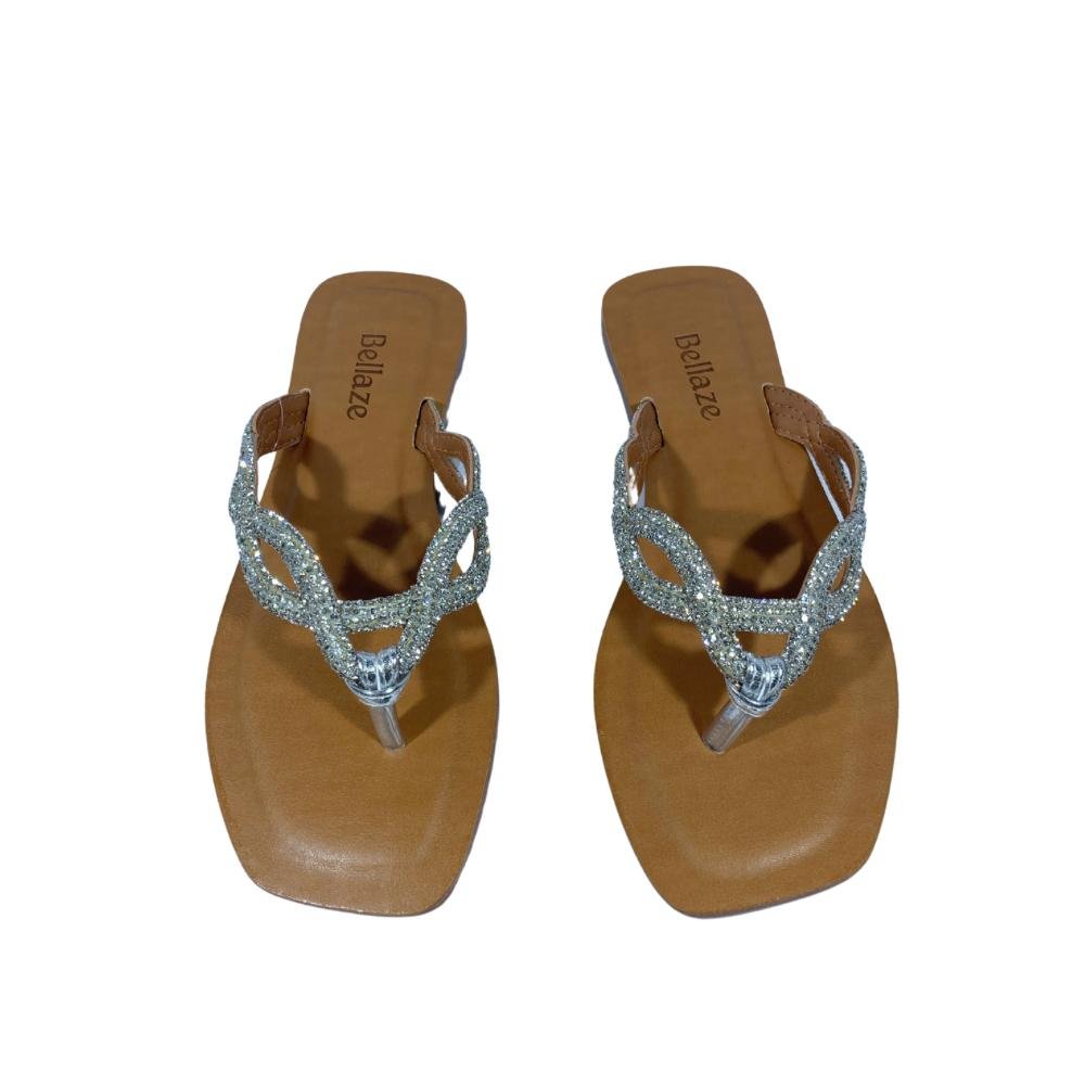 Rasteira Belazze Prata Prata 2