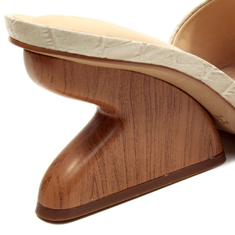 Tamanco Cecconello Bege Bege 3