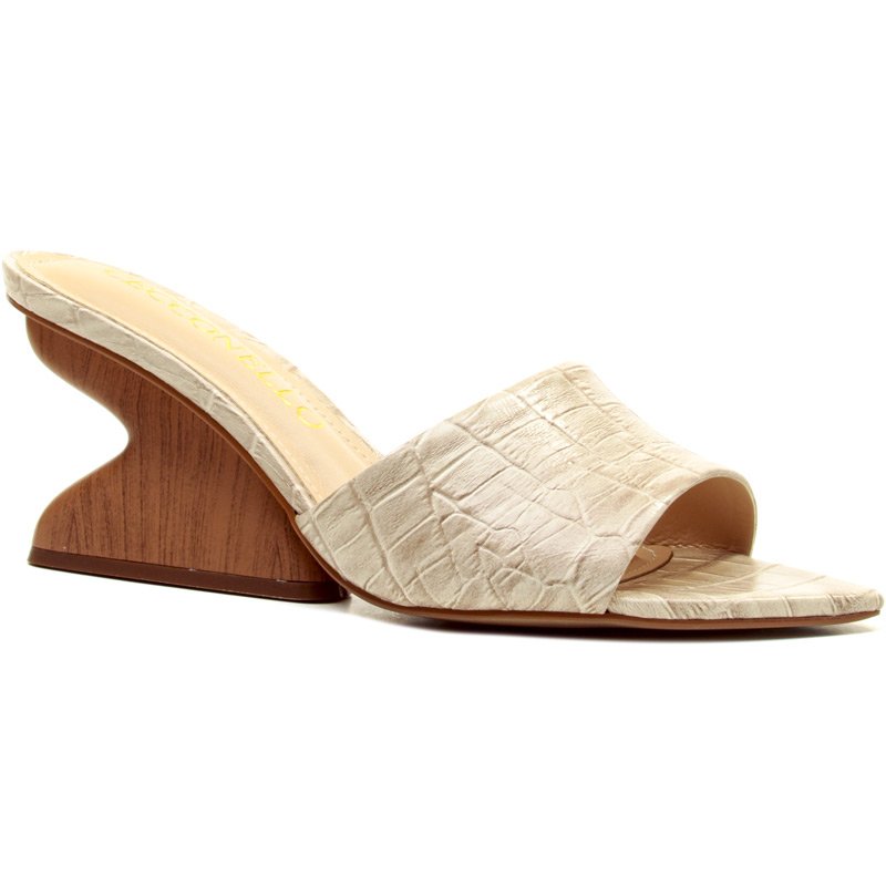 Tamanco Cecconello Bege Bege 4