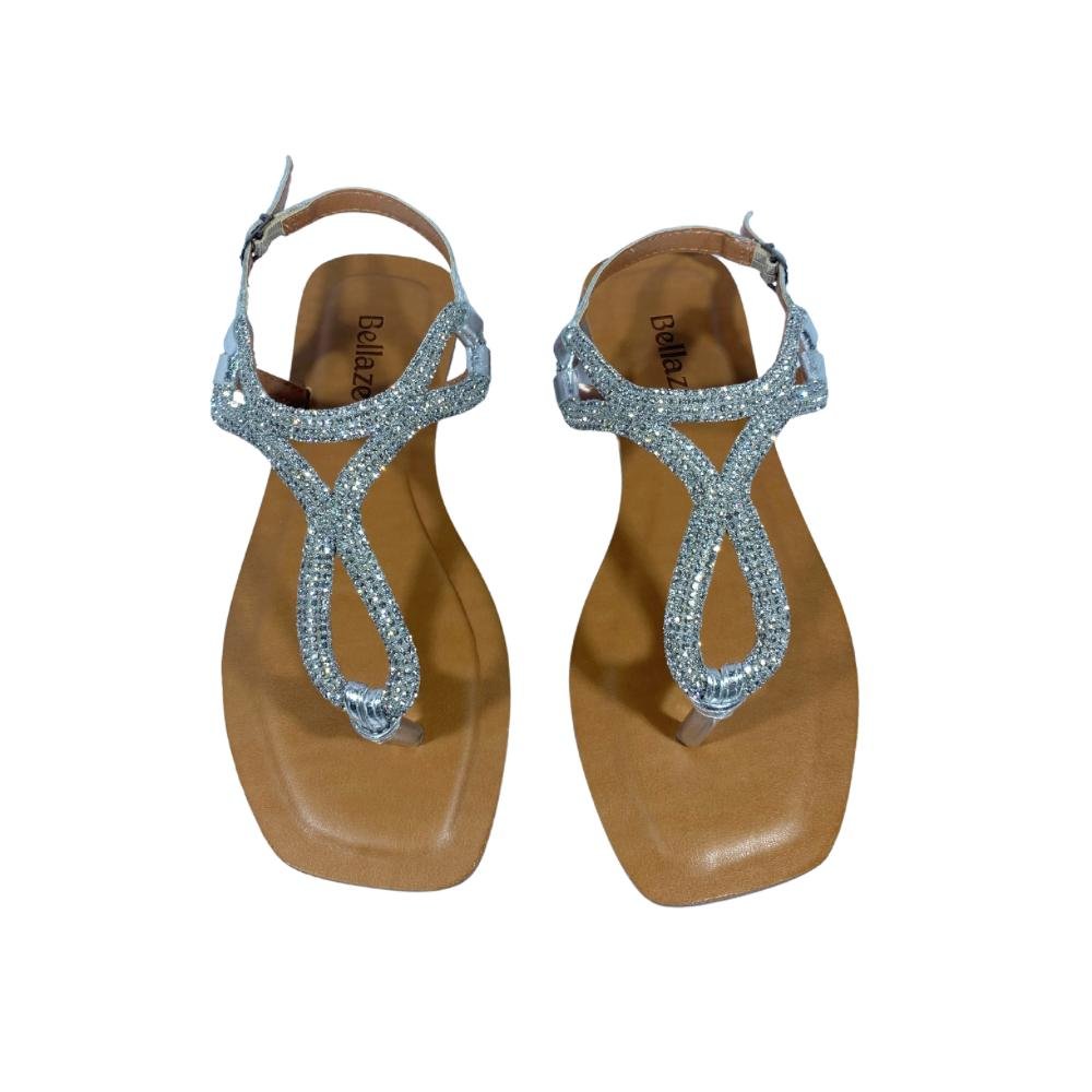 Sandália Belazze Prata Prata 2