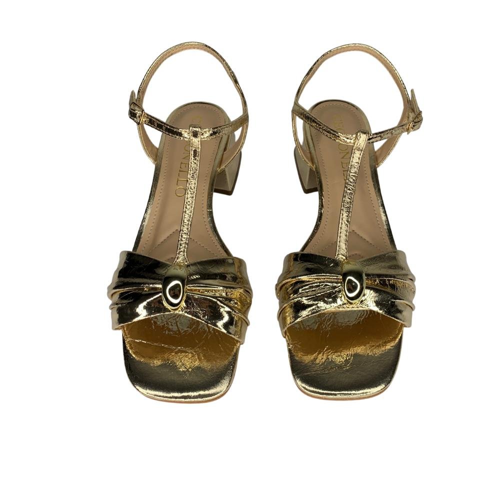 Sandália Cecconello Dourado Dourado 2