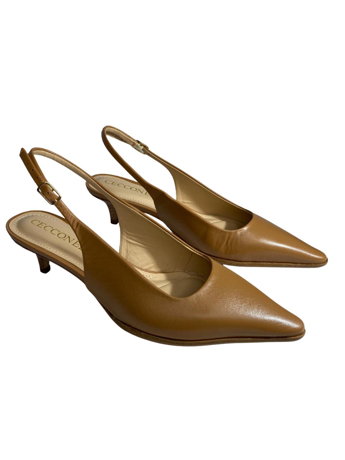 Scarpin Cecconello Marrom Marrom 2