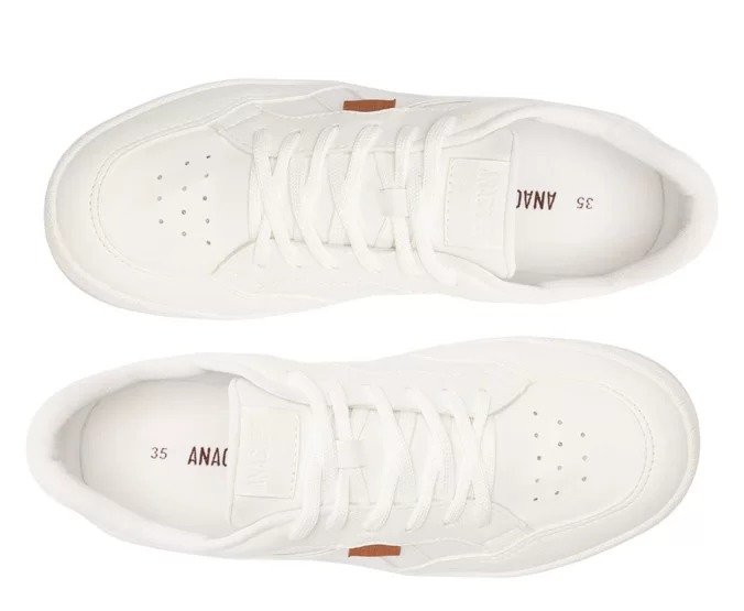 Tênis Anacapri Recortes Kei Branco Branco 3
