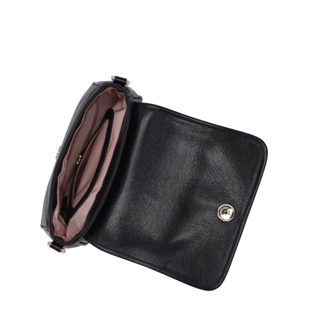 Bolsa Luz Da Lua Média Preto Preto 3
