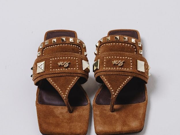 Sandália Rasteira Vicenza Marrom Marrom 3