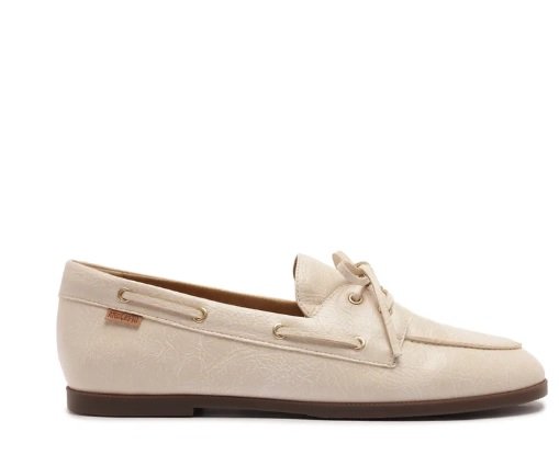 Mocassim Anacapri Laço Boho Branco