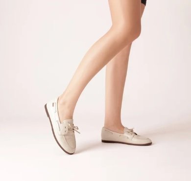 Mocassim Anacapri Laço Boho Branco Branco 2