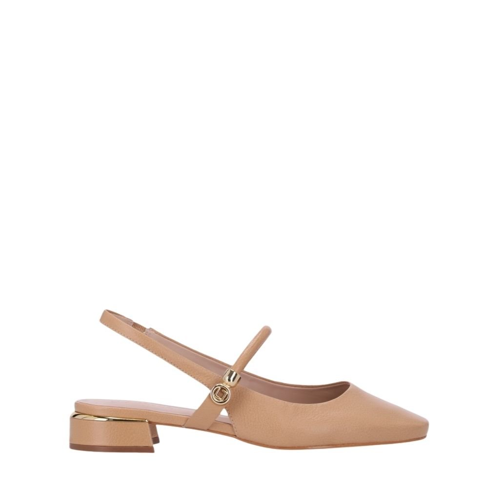 Slingback Luz Da Lua Bege