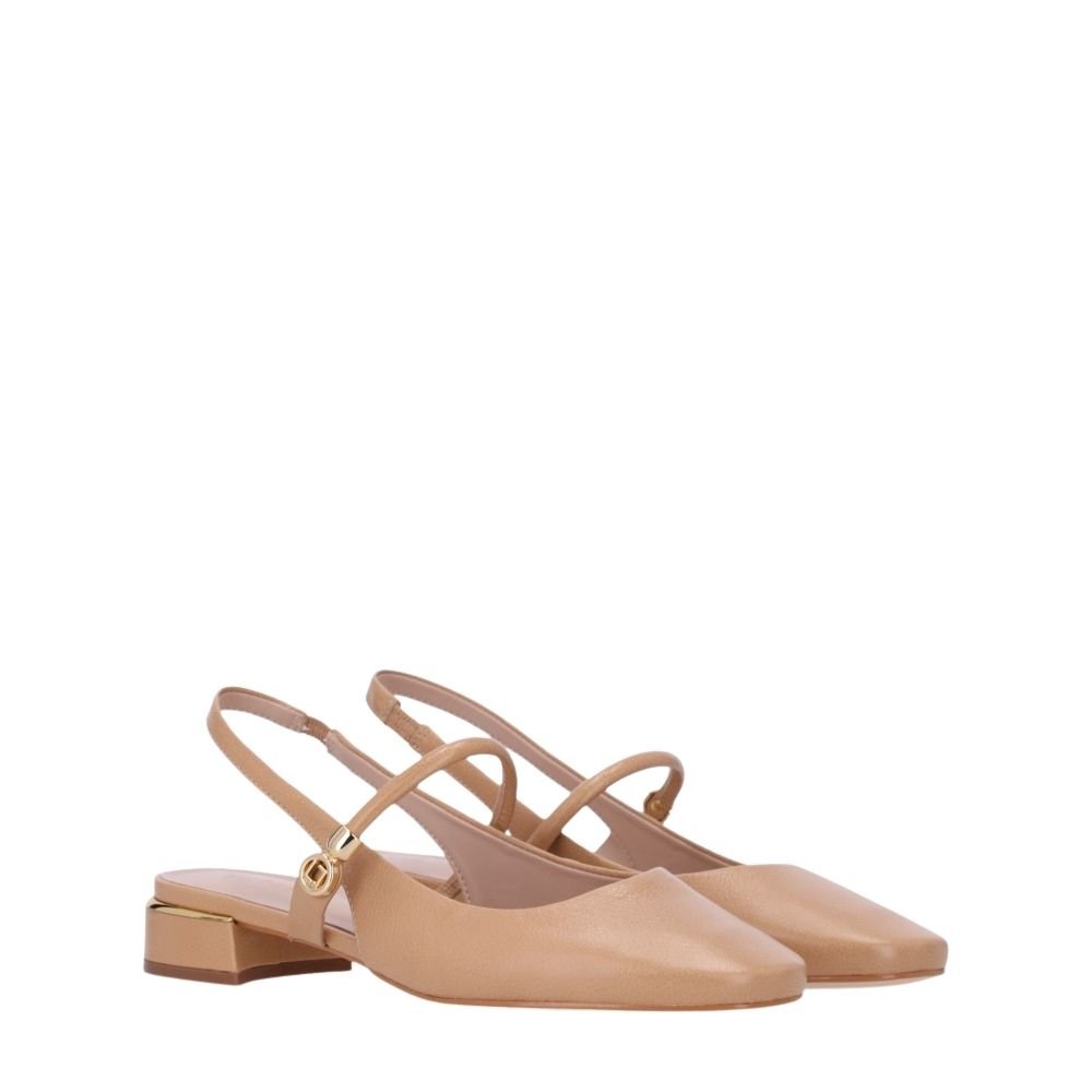 Slingback Luz Da Lua Bege Bege 2