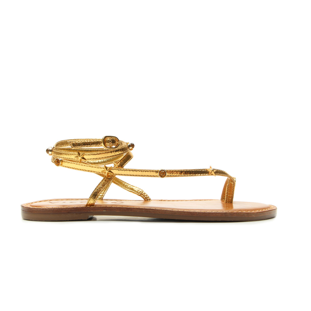 Rasteira Vicenza Dourado