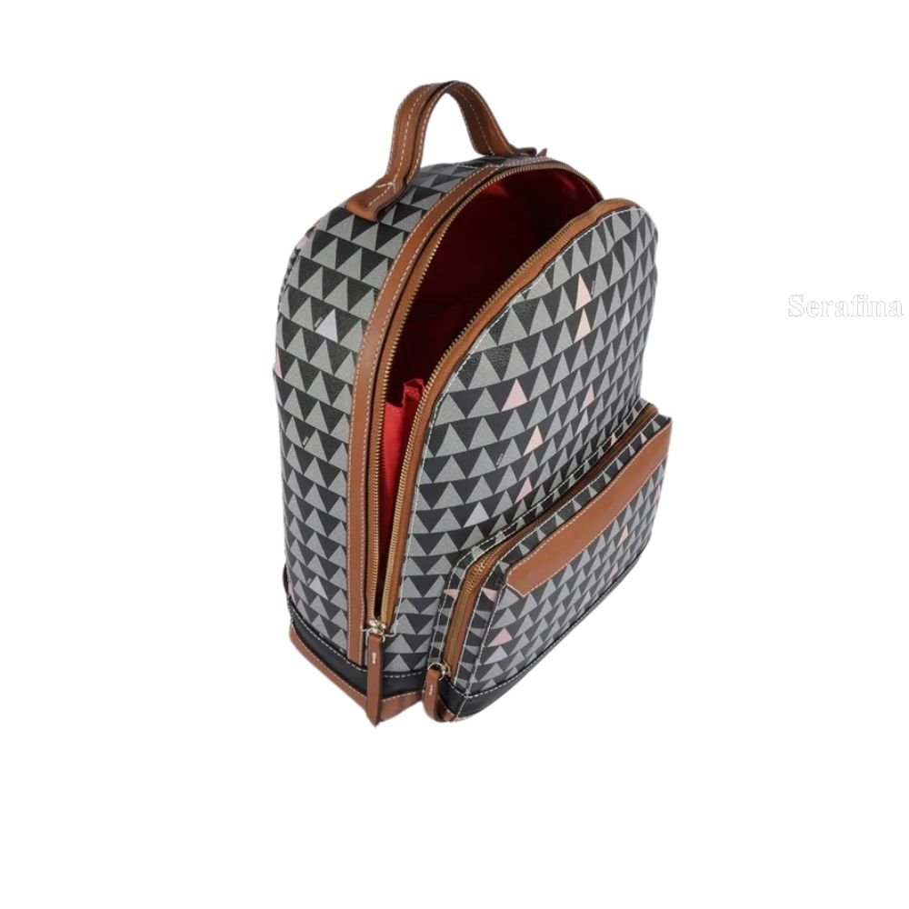 Mochila Schutz Triangle  Marrom Marrom 2