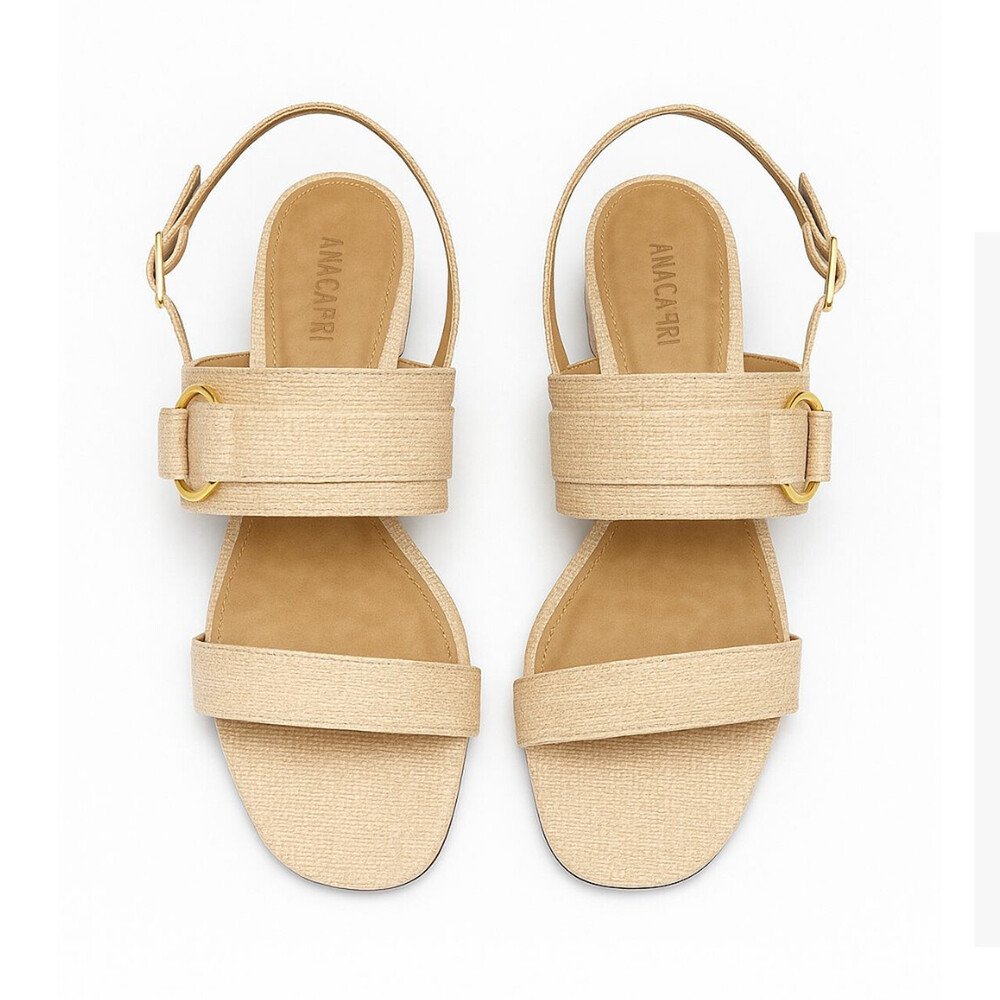 Sandália Anacapri Bege Bege 2