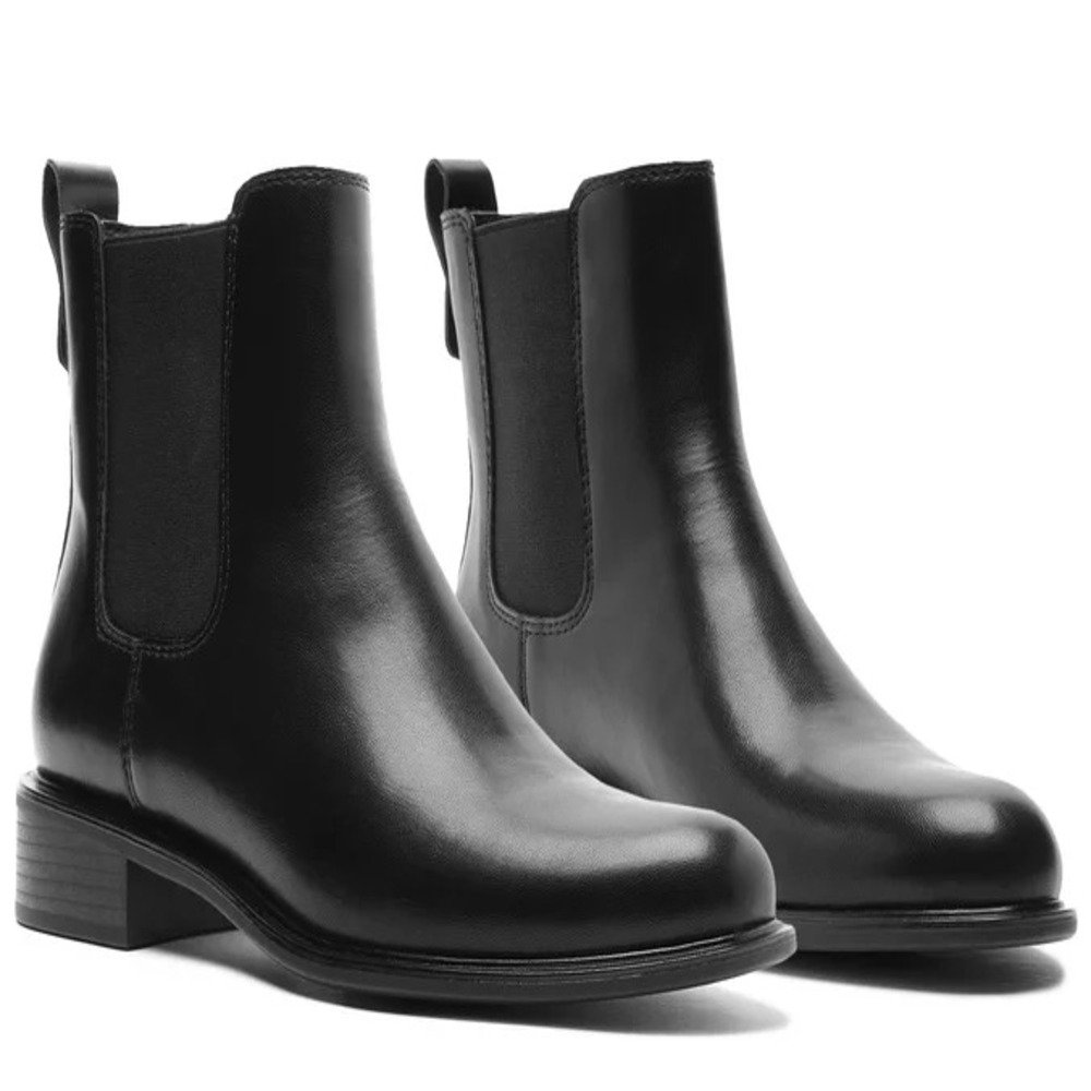 Bota Anacapri Cano Curto Chelsea Preto Preto 3
