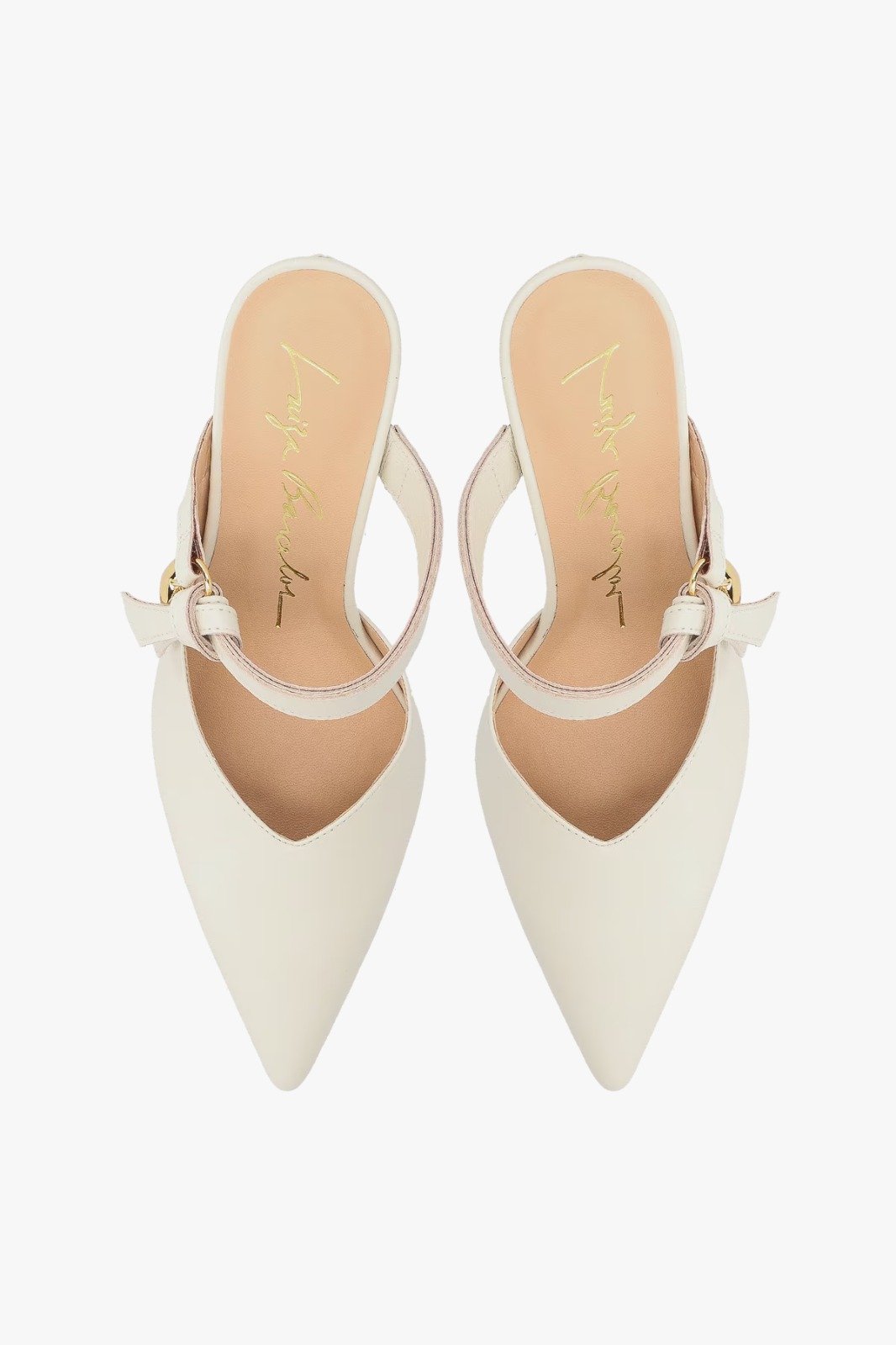 Scarpin Mule Luiza Barcelos Off White Branco 4