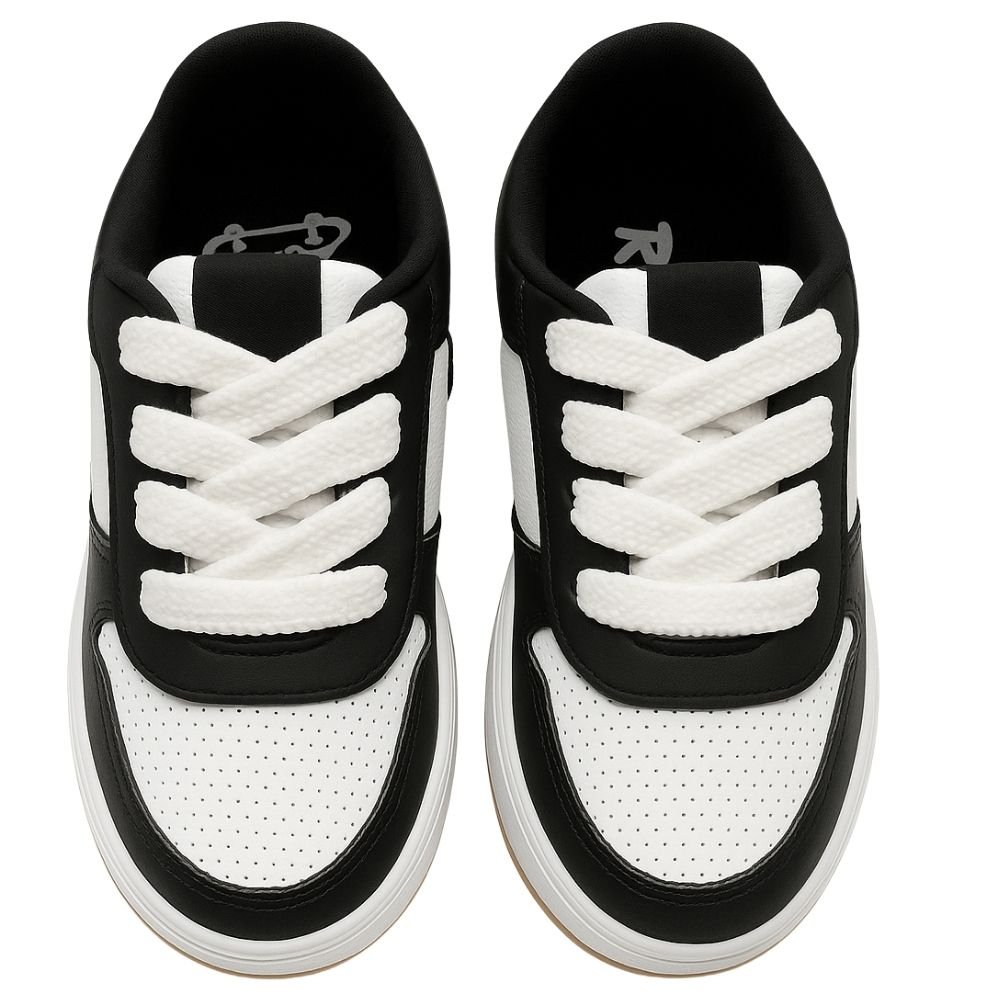 Tênis Reserva Infantil Branco Branco/Preto 2