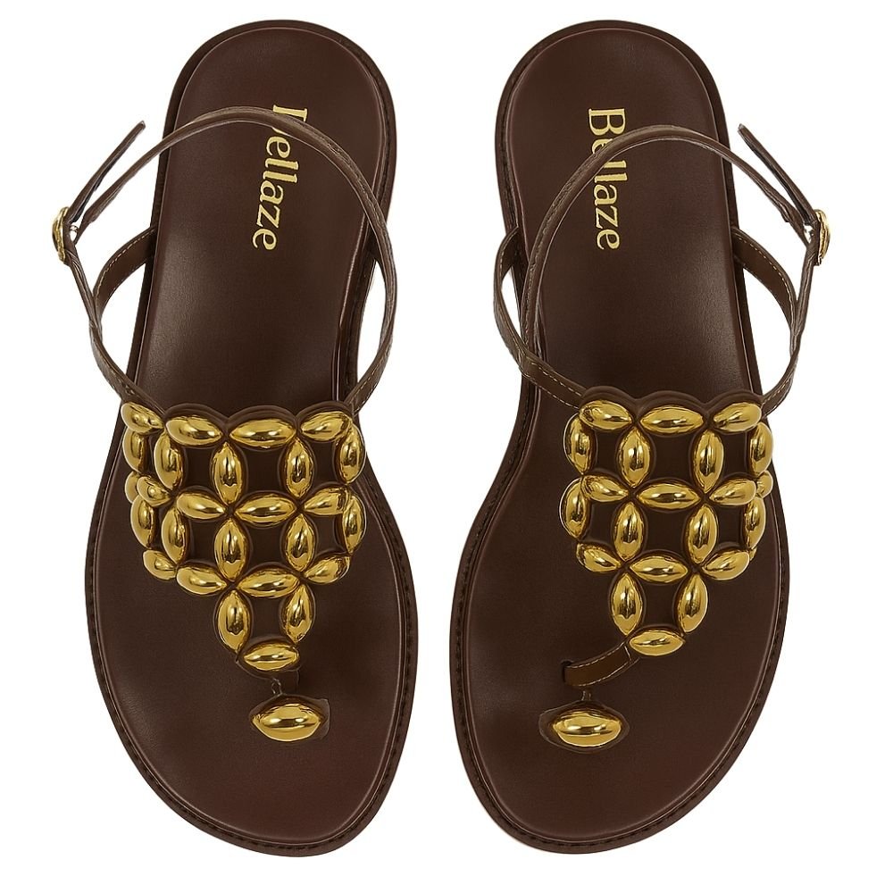 Papete Bellaze Dourado Marrom 2