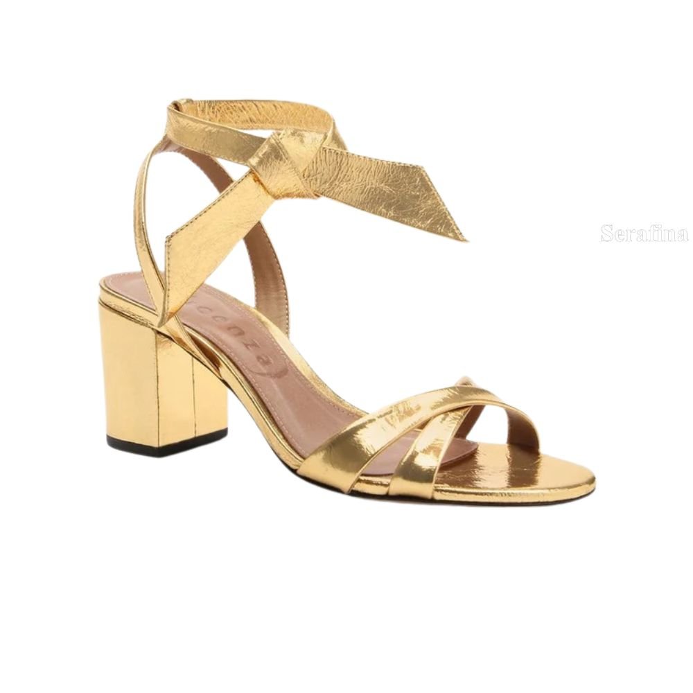 Sandália Vicenza Mantua Dourado Dourado 3