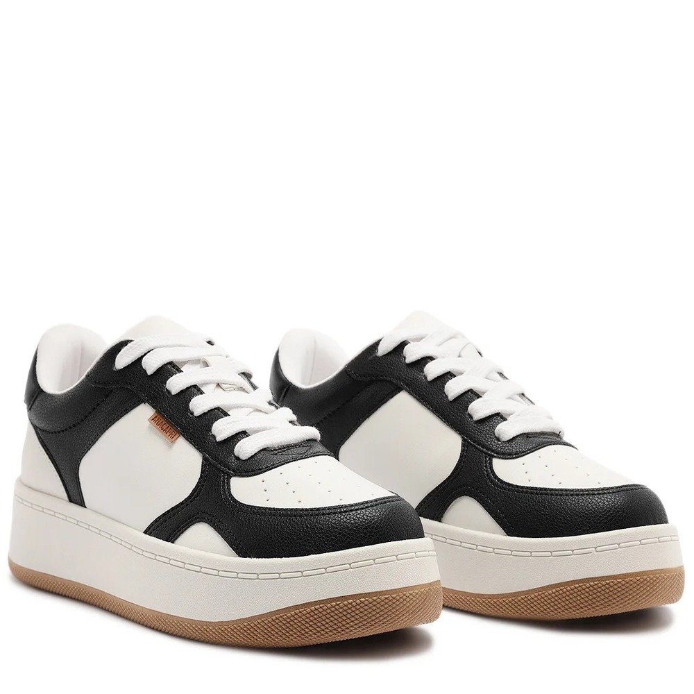 Tênis Anacapri Ac28 Branco Branco/Preto 3