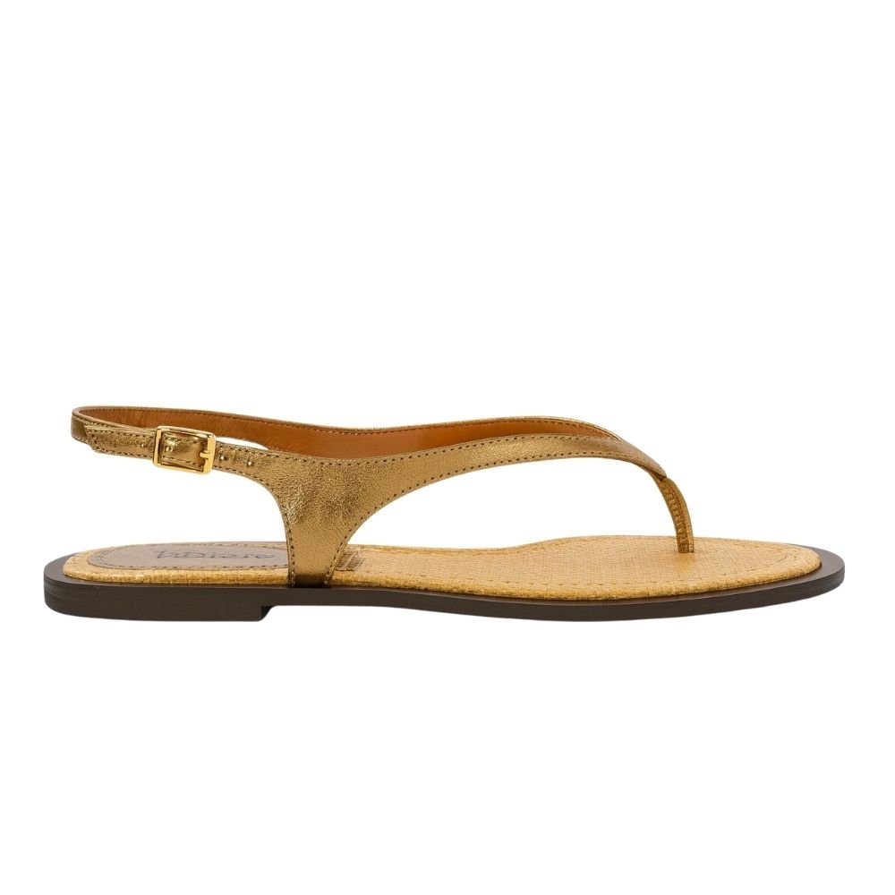 Sandália Rasteira Bellaze Dourado