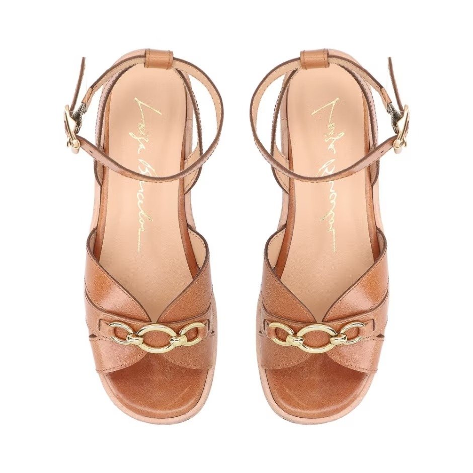 Sandália Luiza Barcelos Marrom Caramelo 3