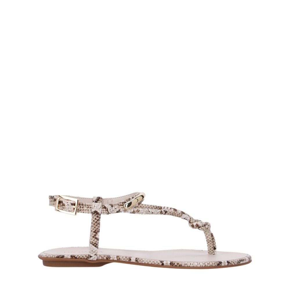 Sandália Rasteira Luz Da Lua Branco