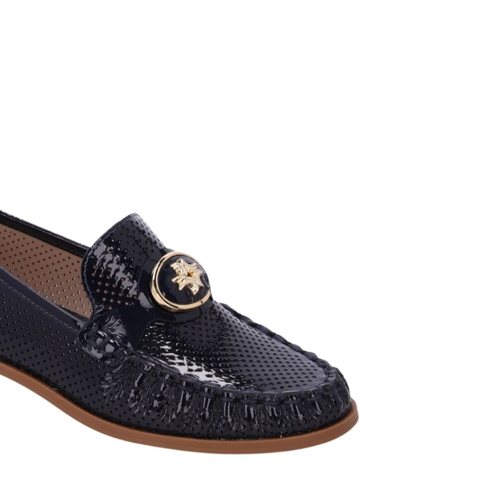 Mocassim Luz da Lua Verona Azul Preto 2