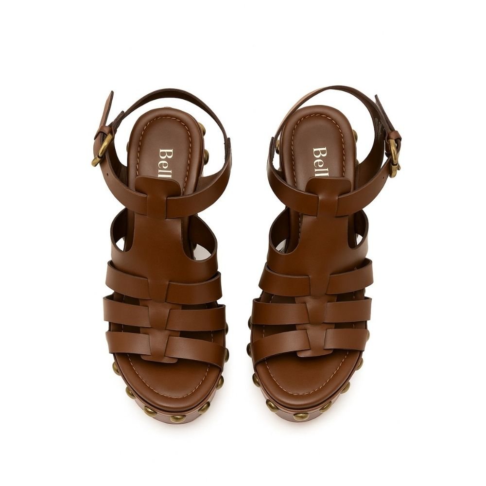 Sandália Bellaze Com Detalhe Marrom Marrom 2