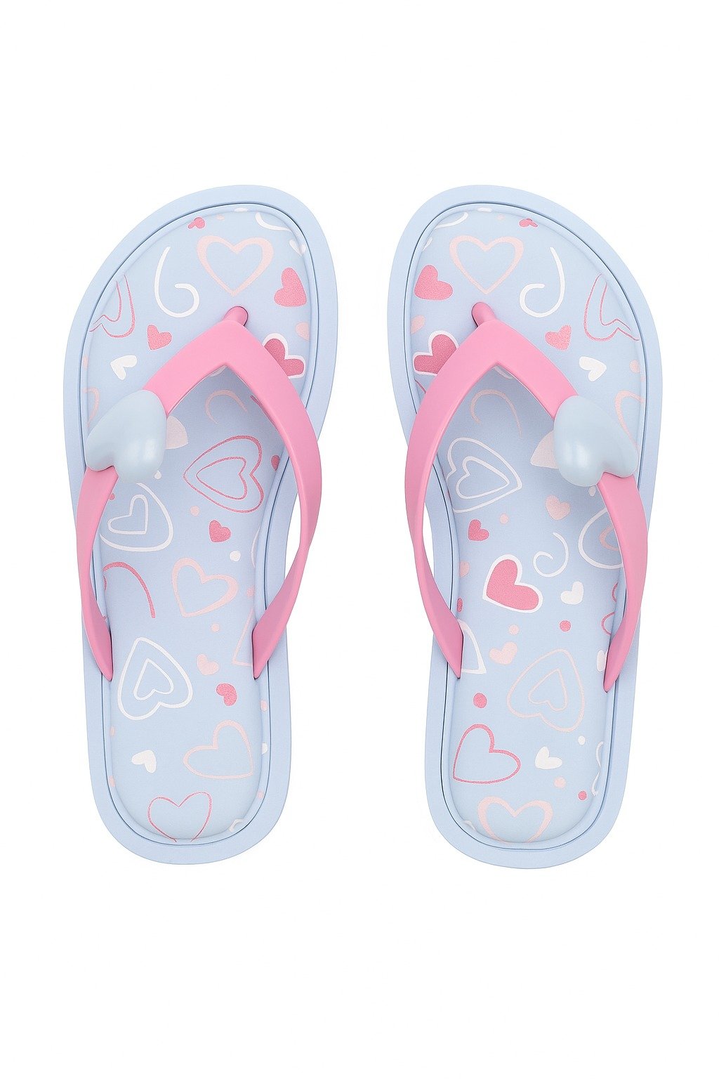Chinelo Word Colors  Azul