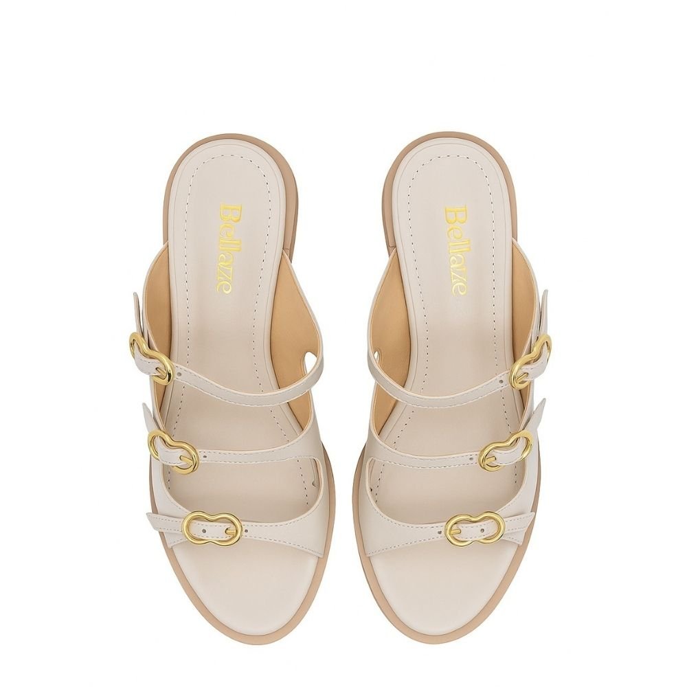 Tamanco Bellaze Salto Bloco Off White Off White 2