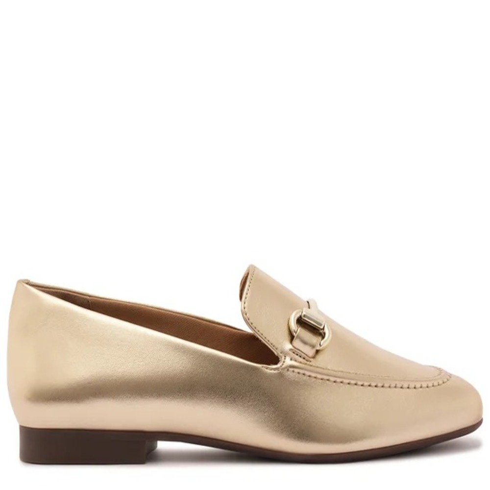 Mocassim Anacapri Bridão Essencial Dourado