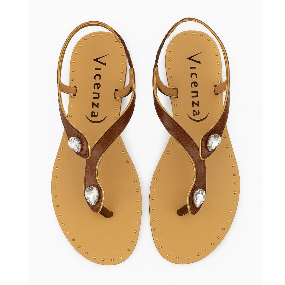 Sandália Vicenza Marrom Marrom 2