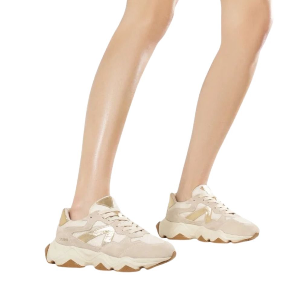 Tênis Schutz St 2940 Camurça  Bege Bege 2