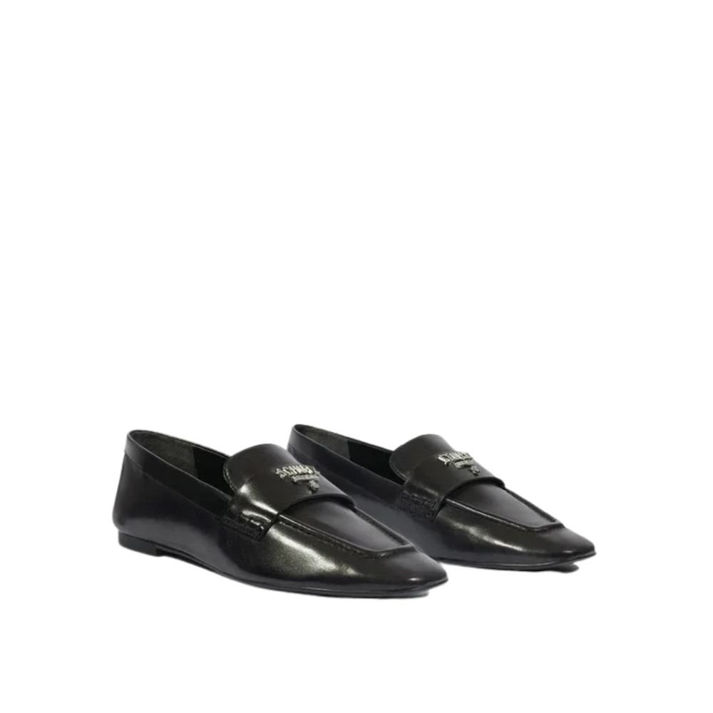 Mocassim Schutz Flat Shop Preto Preto 2