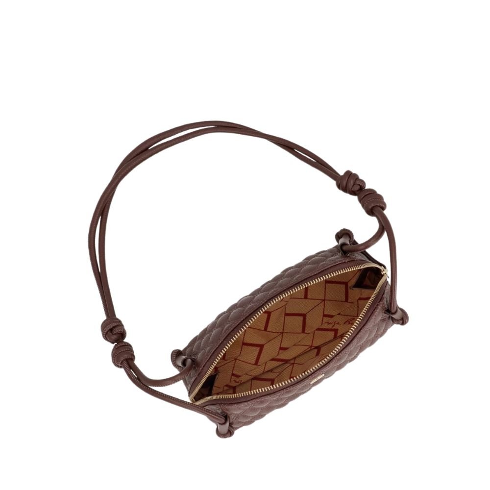 Bolsa Luiza Barcelos Média Marrom Marrom 2