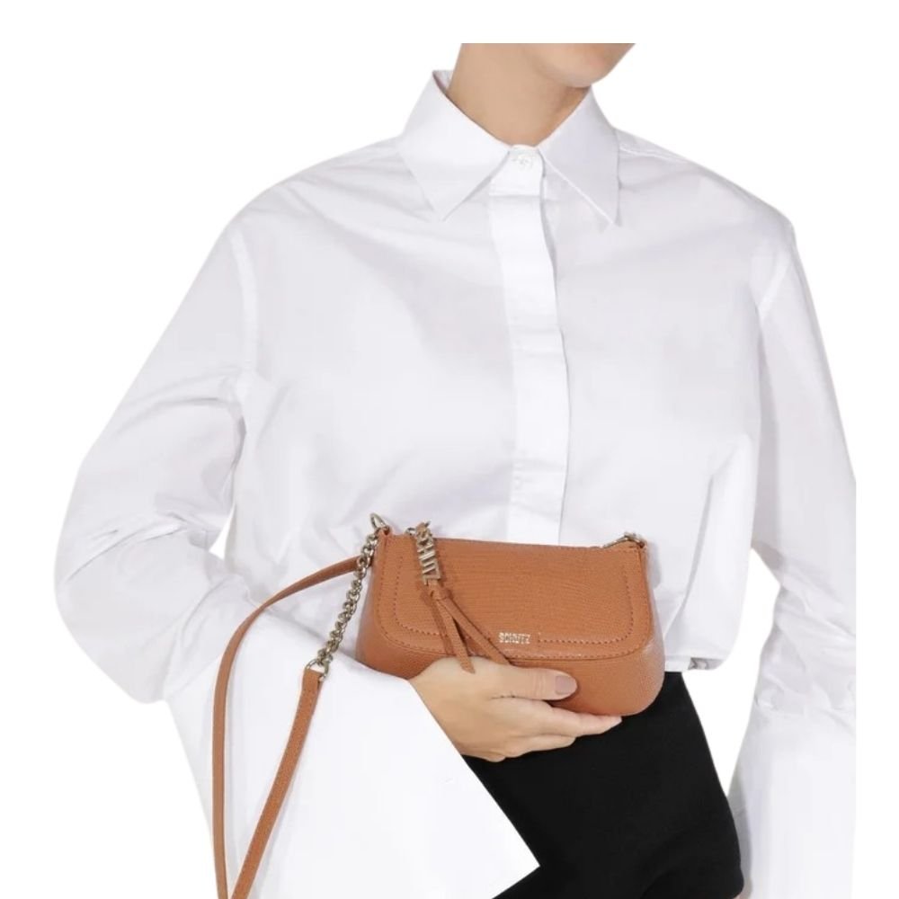 Bolsa Schutz Tiracolo Marrom Marrom 3