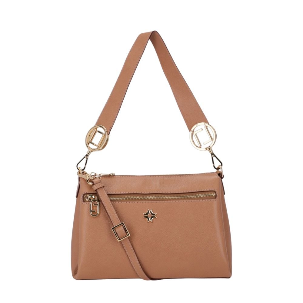 Bolsa Luz Da Lua Tiracolo Bege