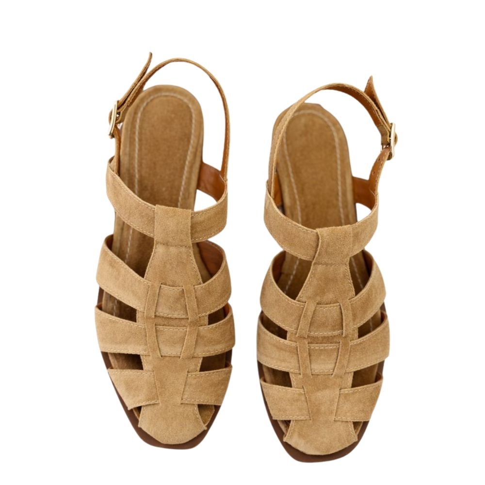 Sapatilha Bellaze Marrom Bege 2