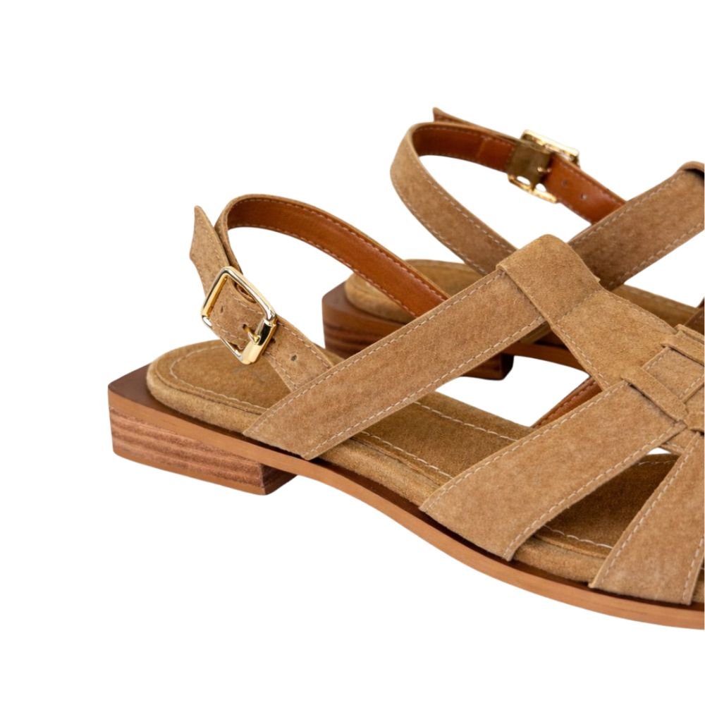 Sapatilha Bellaze Marrom Bege 3